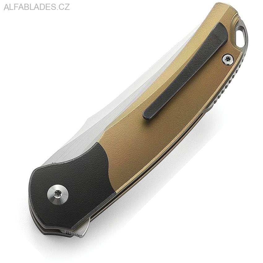 BESTECH KNIVES Supernova Gold Ti/Satin