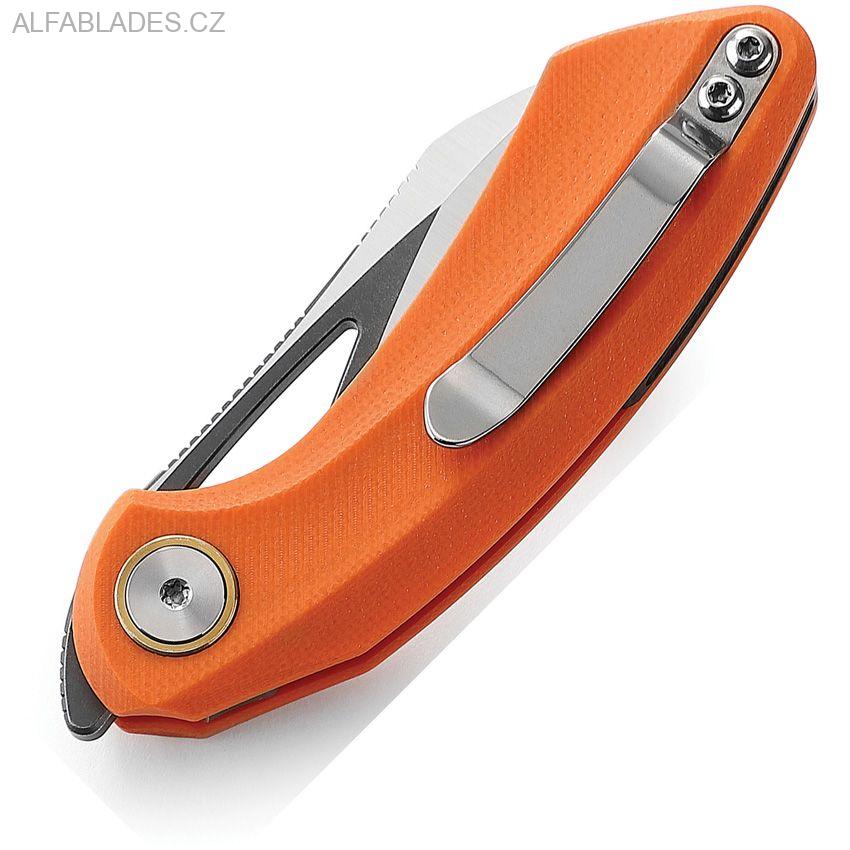 BESTECH KNIVES Bihai Orange G-10/TwoTone 