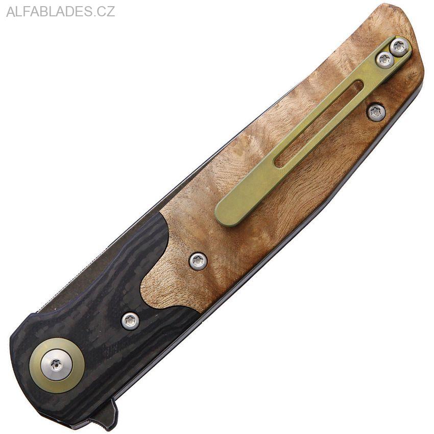 BESTECH KNIVES Ascot Wood,G-10/BW 