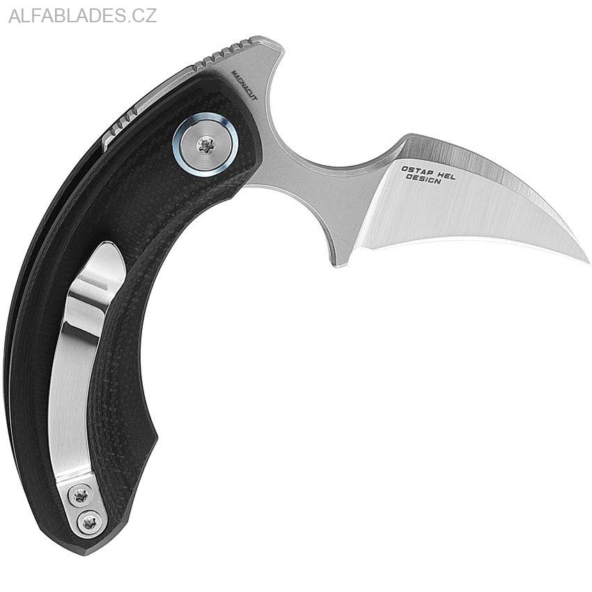 BESTECH KNIVES Strelit Black G-10/Satin Magnacut