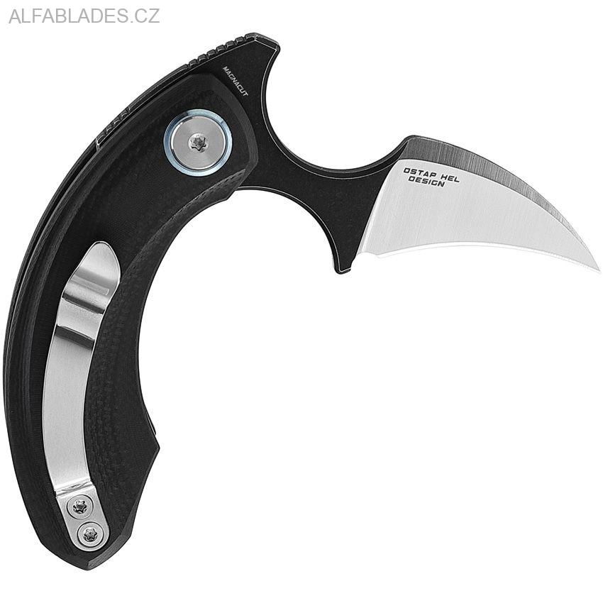 BESTECH KNIVES Strelit Black G-10/TwoTone Magnacut