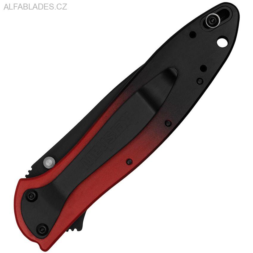  KERSHAW Leek Red/Black MagnaCut