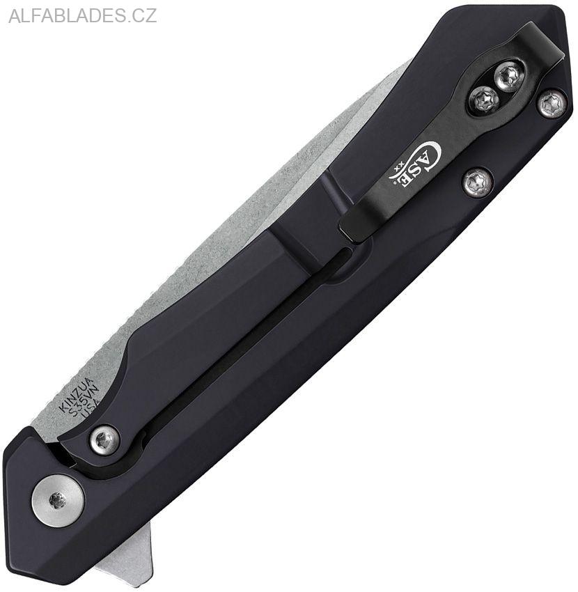 CASE CUTLERY Kinuza DropPoint Black,Blue CF/SW