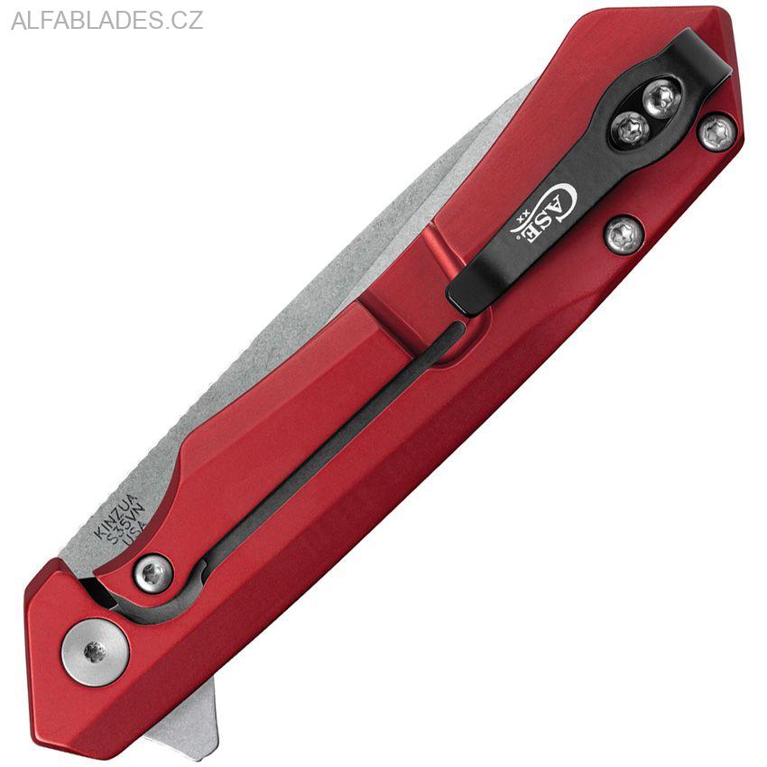 CASE CUTLERY Kinuza DropPoint Red/SW