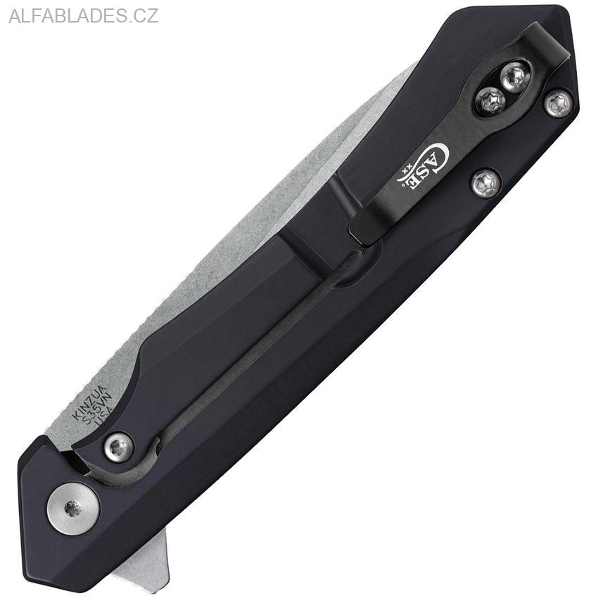 CASE CUTLERY Kinuza DropPoint Black Textured/SW