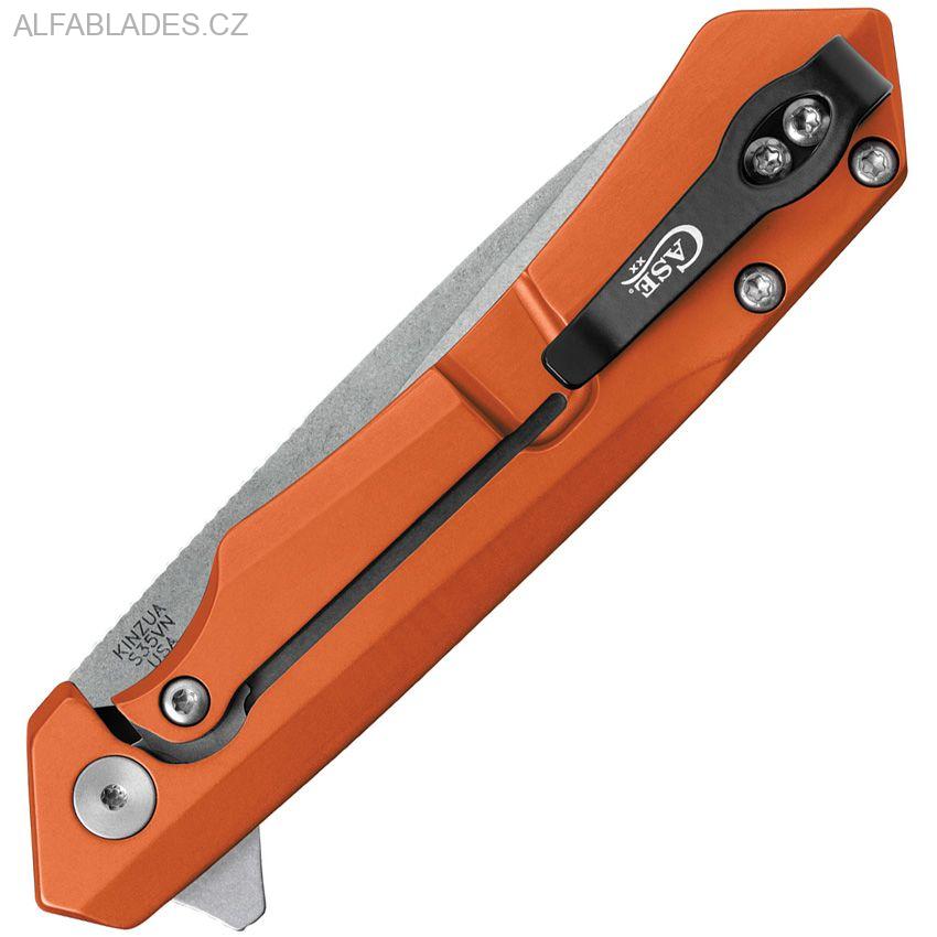 CASE CUTLERY Kinuza DropPoint Orange/SW