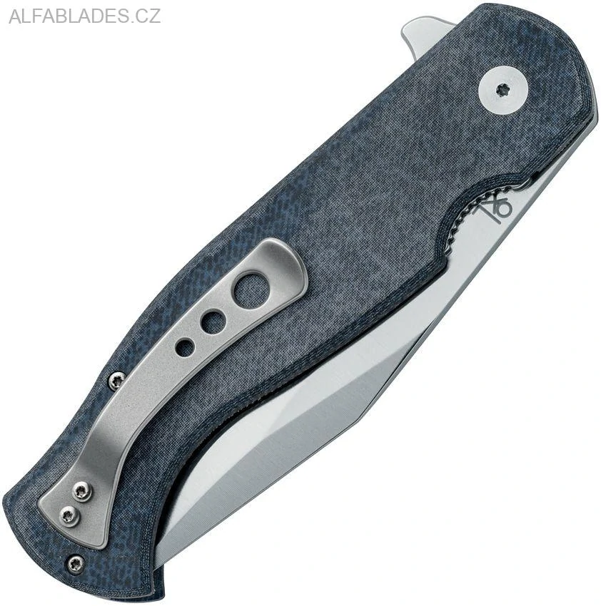 FOX East Wood Tiger Micarta Denim/BeadBlast FX-524 MJ