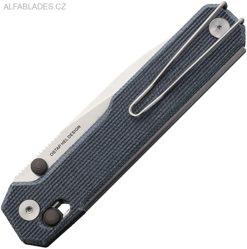 REAL STEEL Perix SW/ Denim Blue Micarta