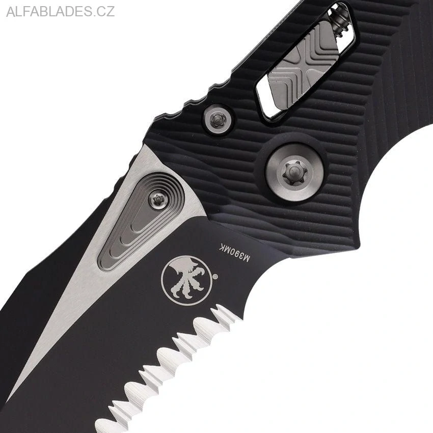 MICROTECH Amprhibian S/E Ram-Lok Black Aluminium/TwoTone Serrated 