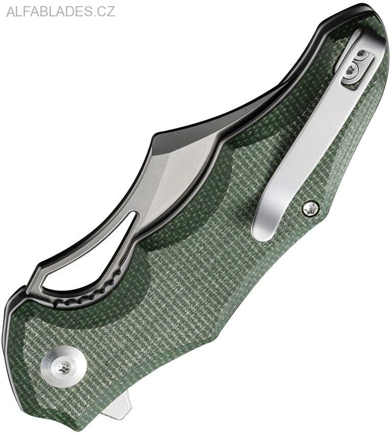 CIVIVI Chiro Satin/Green Micarta
