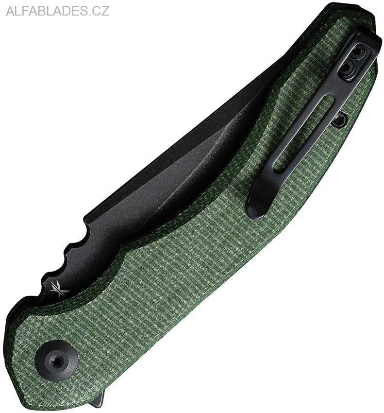 CIVIVI Bluetick BW/Green Micarta