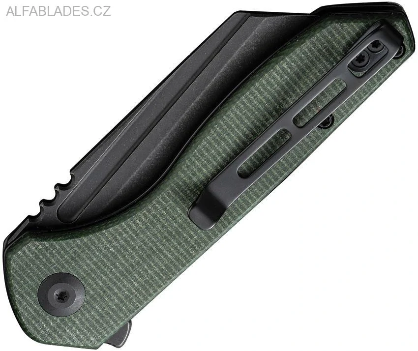 CIVIVI ExOne BW/Green Micarta