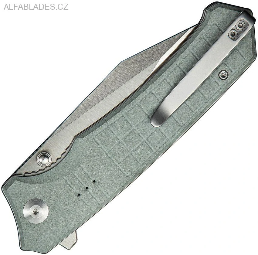 CIVIVI Tacticorix Satin/OD Gray Shreeded G-10