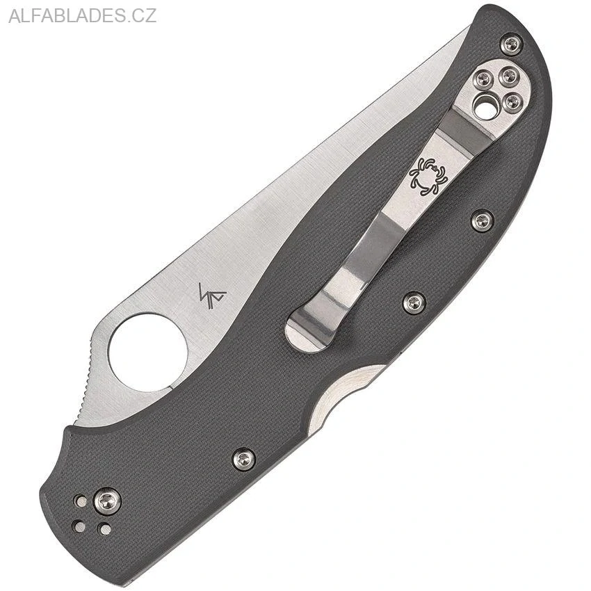 SPYDERCO Stretch 2 XL Gray G-10/CPM CRU-WEAR 