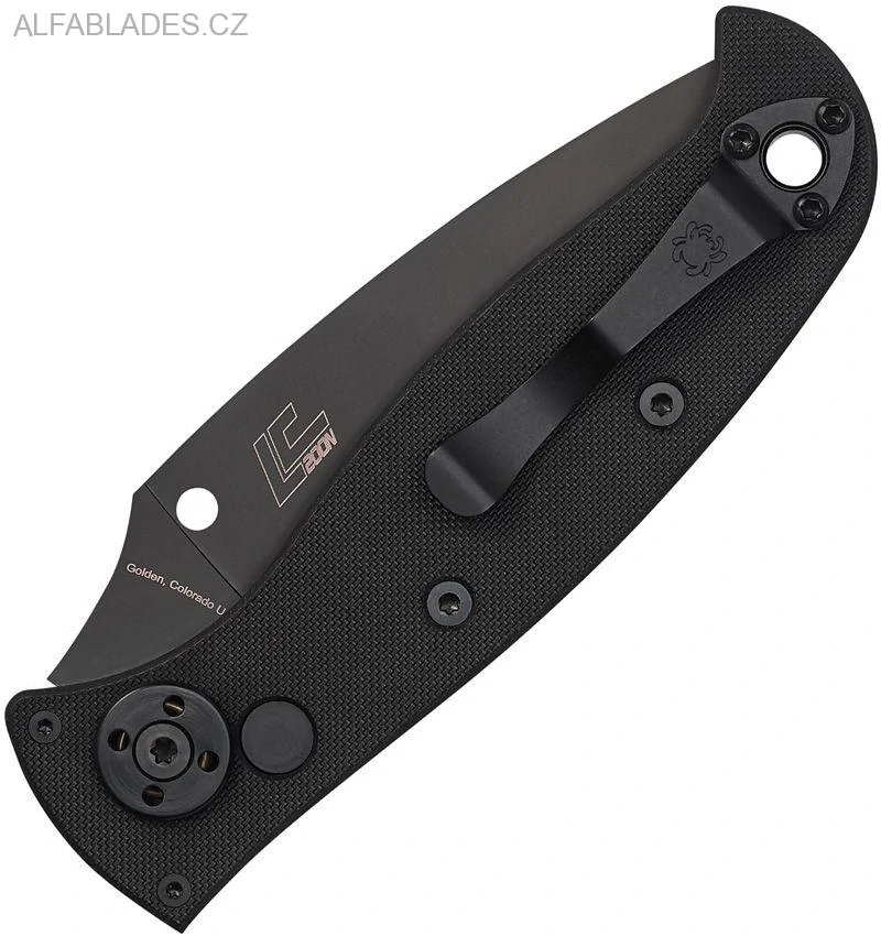 SPYDERCO Auto Autonomy Black G-10/Black DLC Serrated