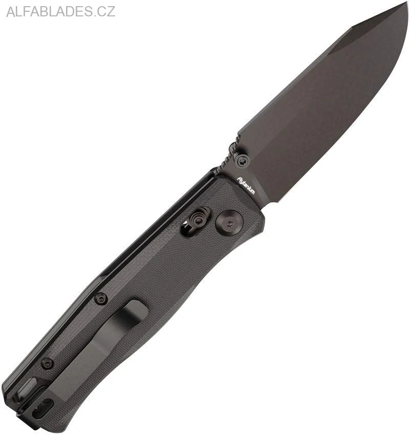 FLYTANIUM Beef Crossbar Lock Black G-10/ PVD