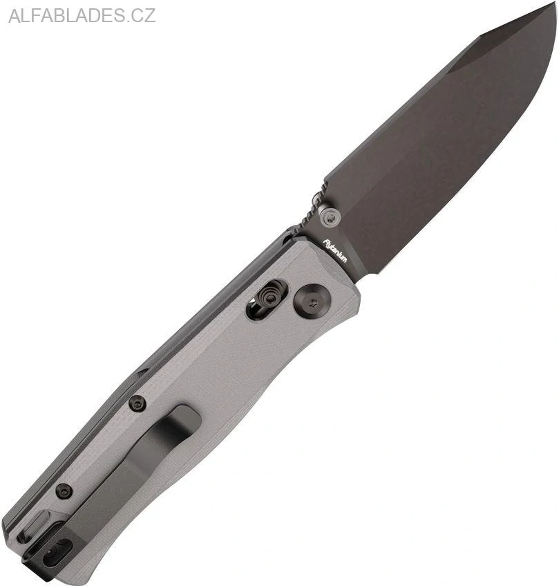FLYTANIUM Beef Crossbar Lock Gray G-10/ PVD