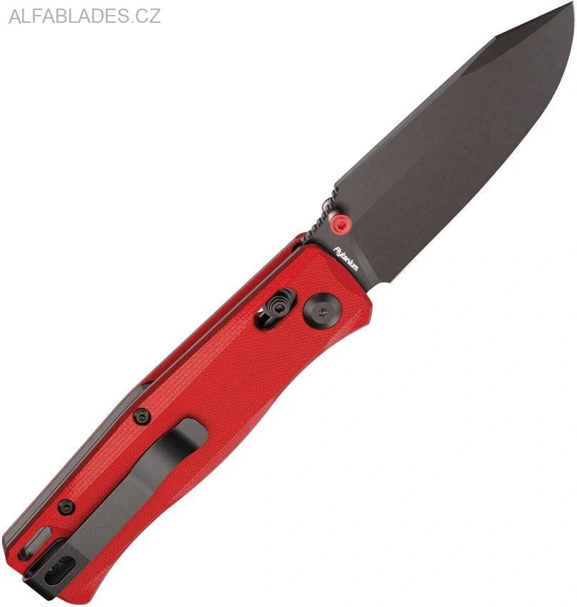 FLYTANIUM Beef Crossbar Lock Red G-10/ PVD