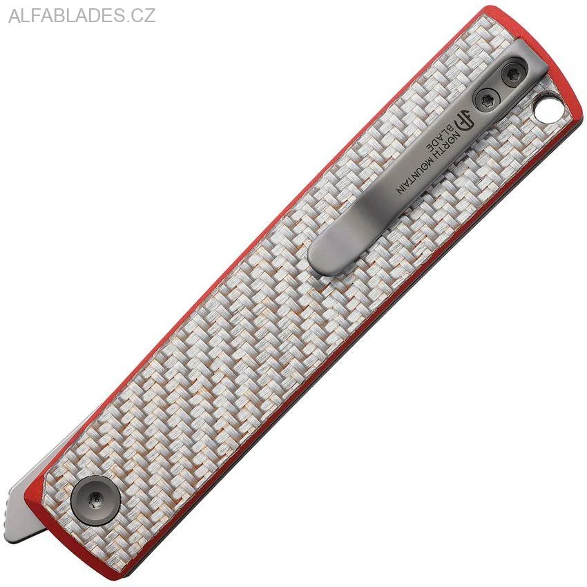 NORTH MOUNTAIN BLADE Kaiken 2502-CF 3K Red  G-10/CF