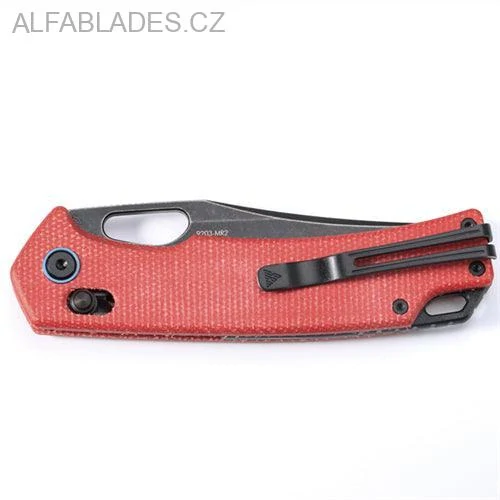 SRM KNIVES Retriver 9203-MR2 Red Micarta/10Cr15CoMoV