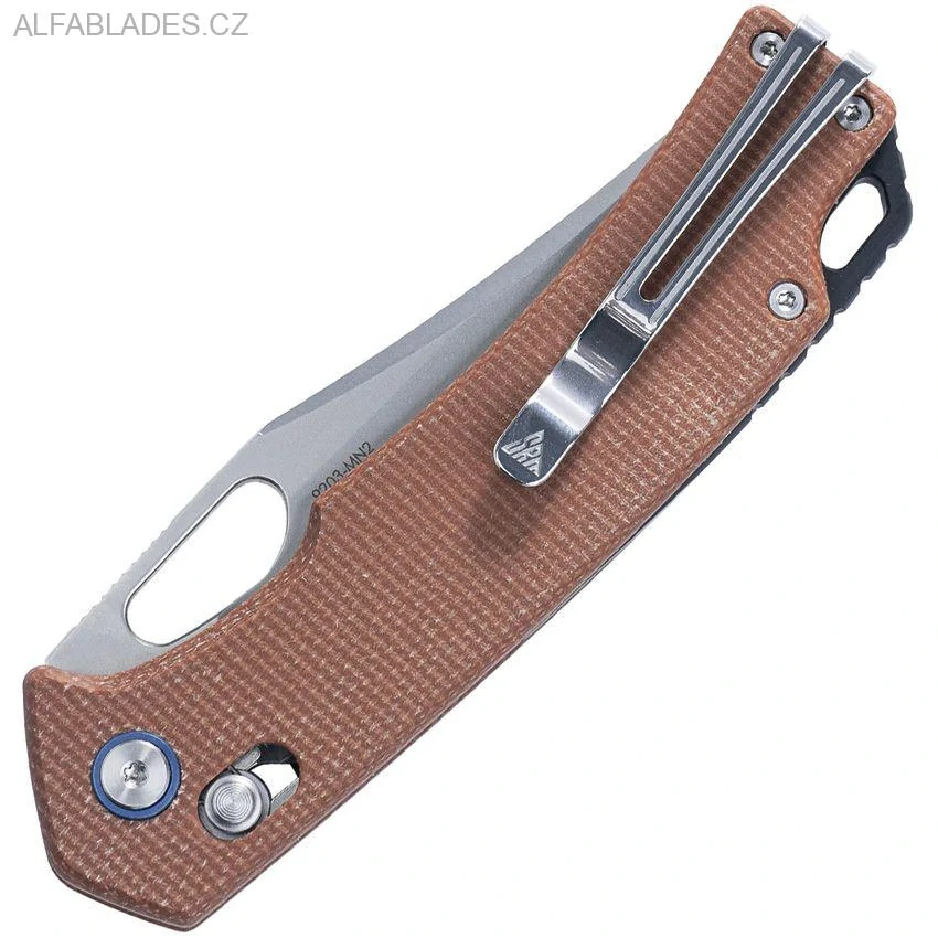 SRM KNIVES Retriver 9203-MN2 Brown Micarta/Laminated 140Cr