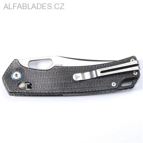 SRM KNIVES Retriver 9203-MB Black Micarta/10Cr15CoMoV