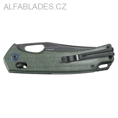 SRM KNIVES Retriver 9203-MG2 OD Green Micarta/10Cr15CoMoV