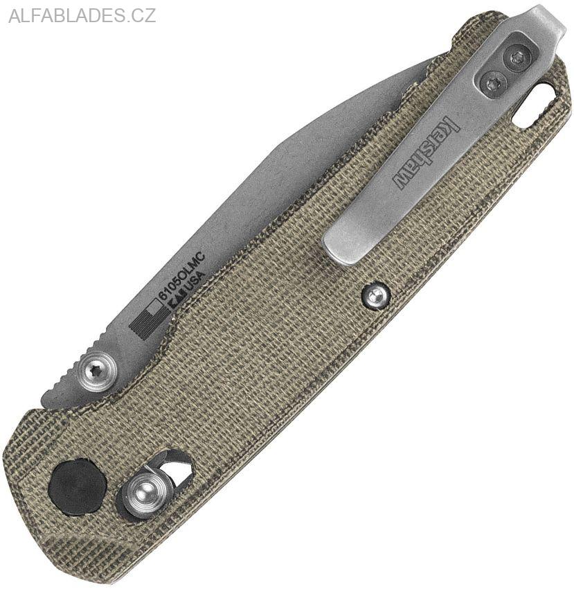 KERSHAW Bel Air Green Micarta/SW