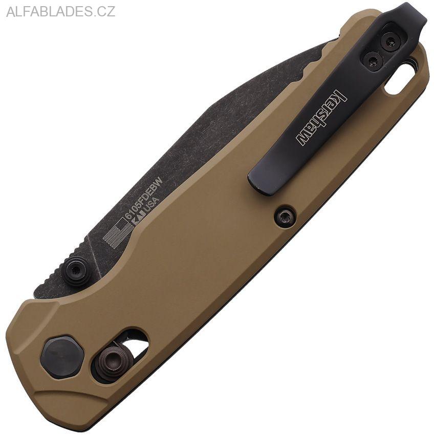 KERSHAW Bel Air FDE Aluminium/BW