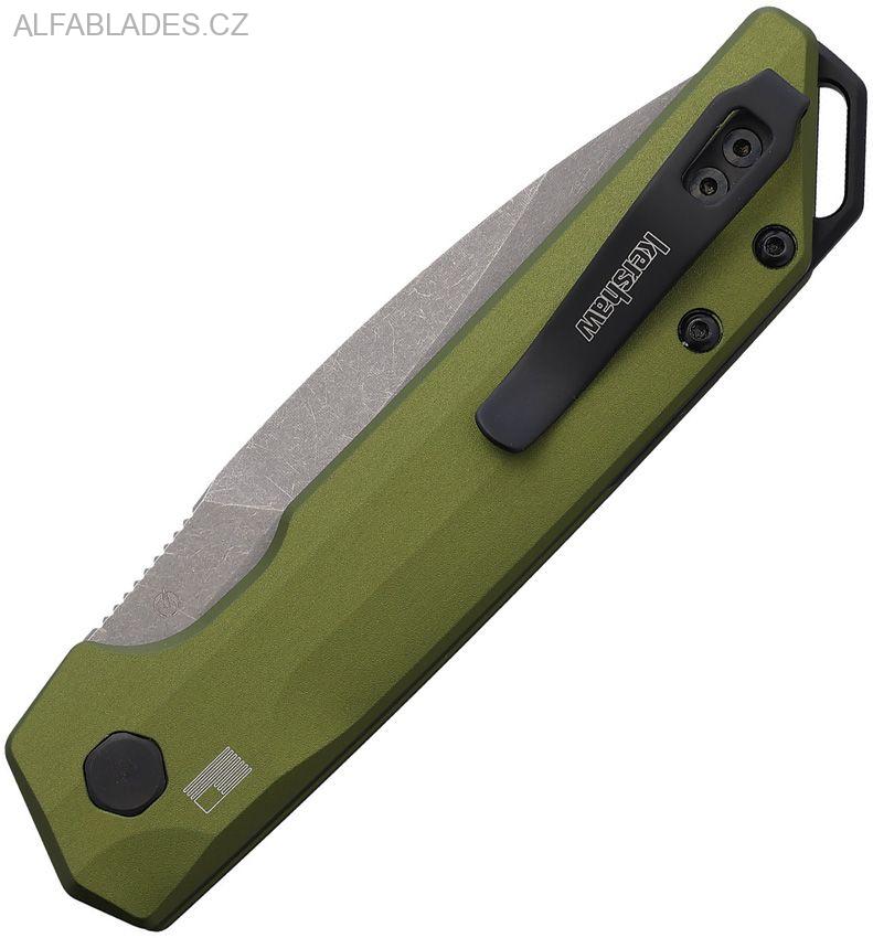 KERSHAW Launch Iridium Olive Aluminium/SW