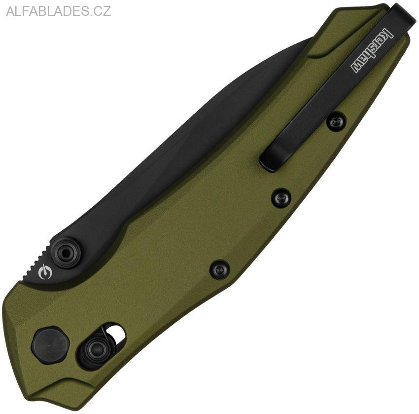KERSHAW Bareknuckle Olive Aluminium/Black PVD