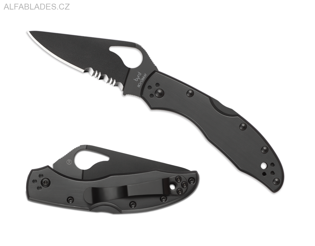 BYRD Meadowlark 2 Stainless Black Serrated
