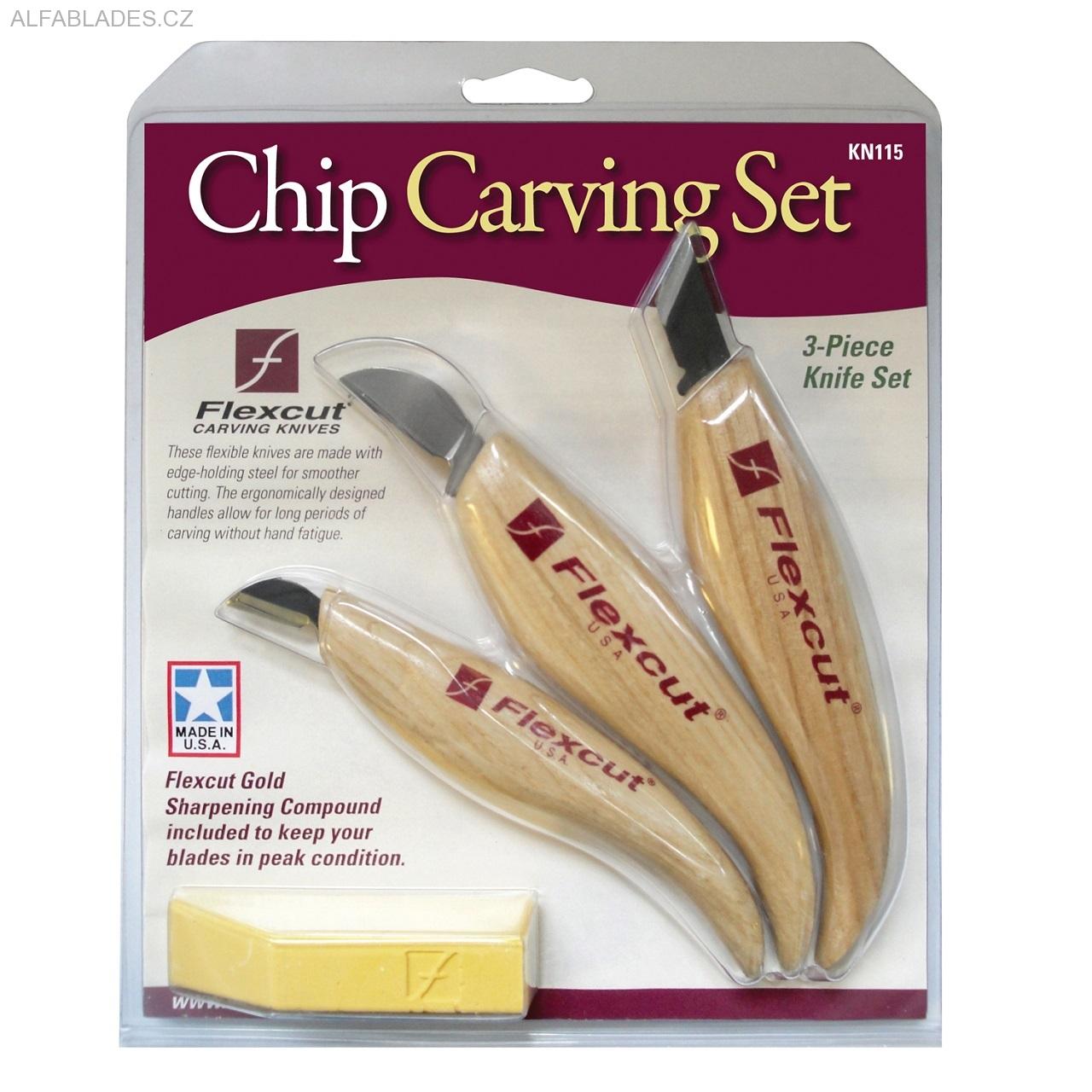 FLEXCUT 3 pc. Chip Carving Set