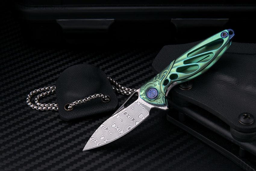 RIKE KNIFE Mini Humminbird Green