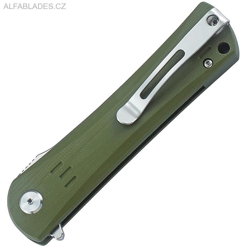 BESTECH KNIVES Kendo Satin/OD Green
