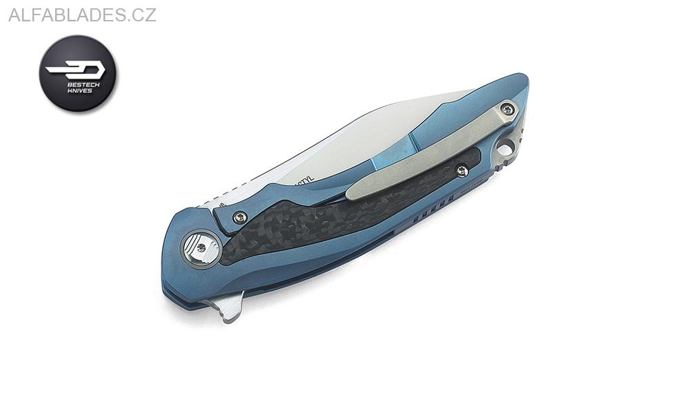 BESTECH KNIVES BT1801A Pterodactyl Blue