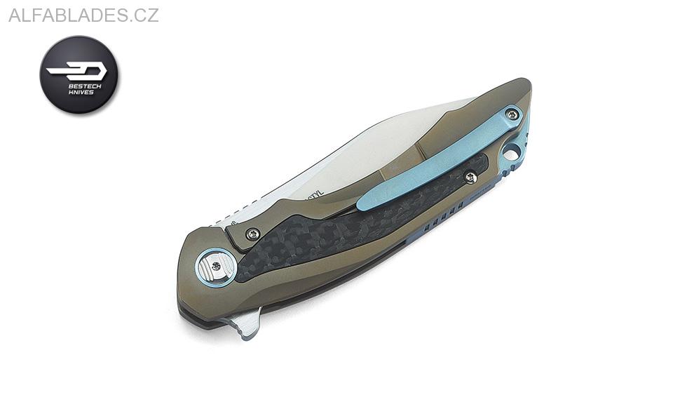 BESTECH KNIVES BT1801C Pterodactyl Bronze