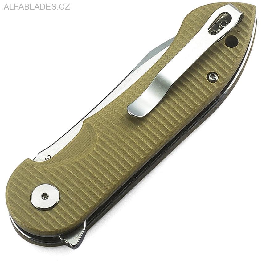 BESTECH KNIVES Torpedo Satin/Beige