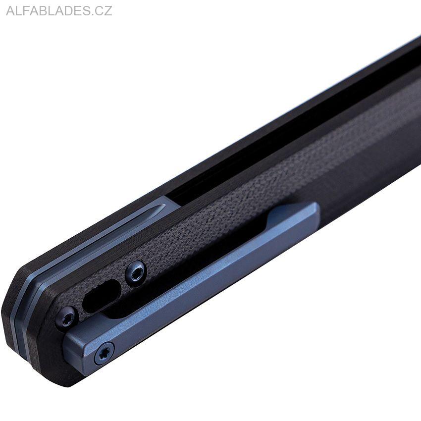 TEKTO KNIVES F2 Bravo Black G-10/Blue Accents