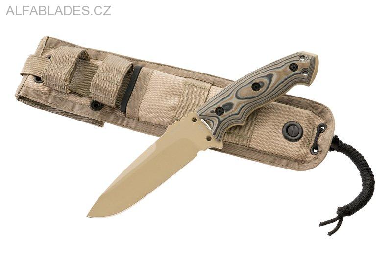 HOGUE EX-F01 5 1/2" G-10 Tan/Tan finish