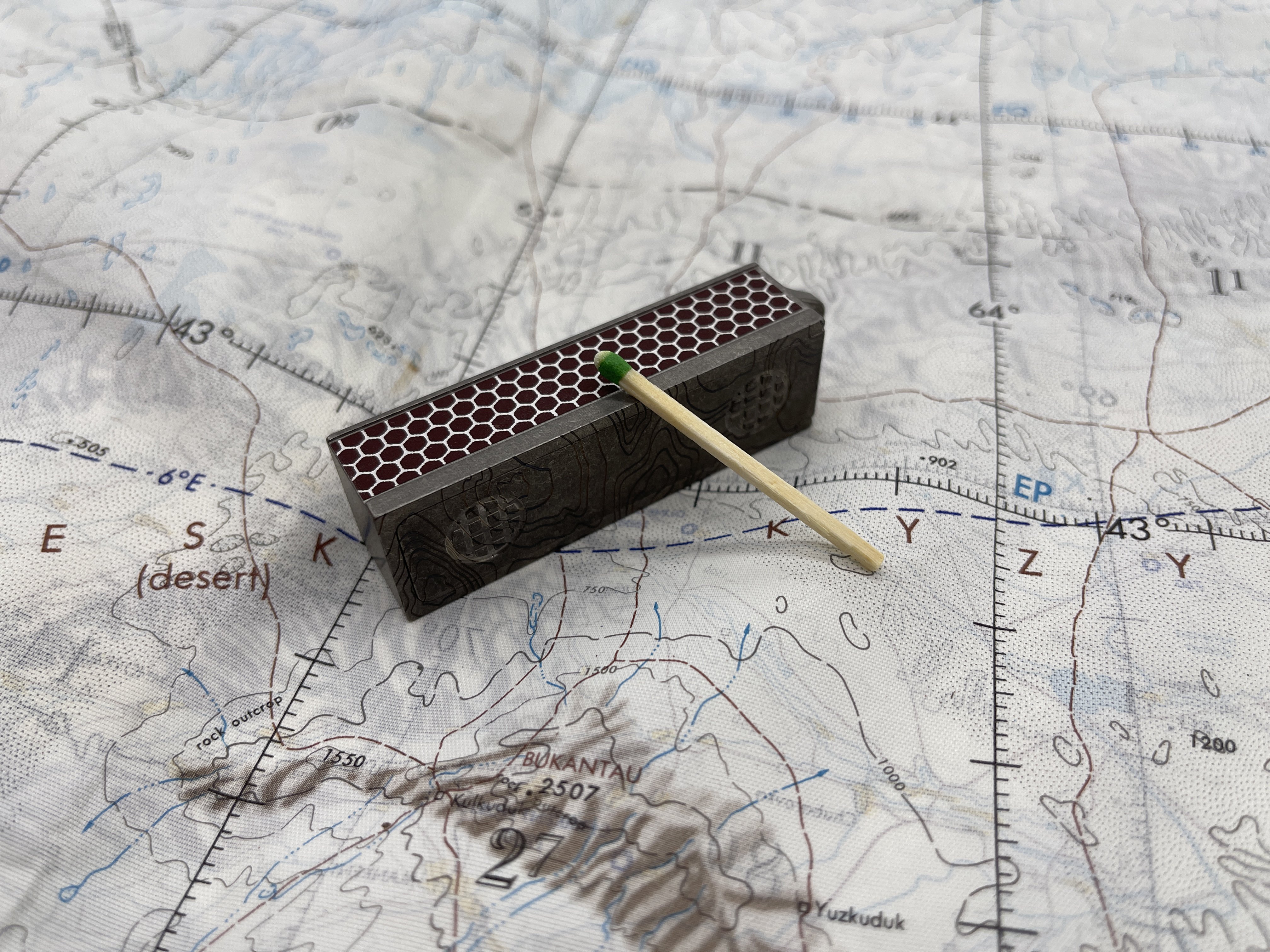 MARATAC Titanium Match Slide Box