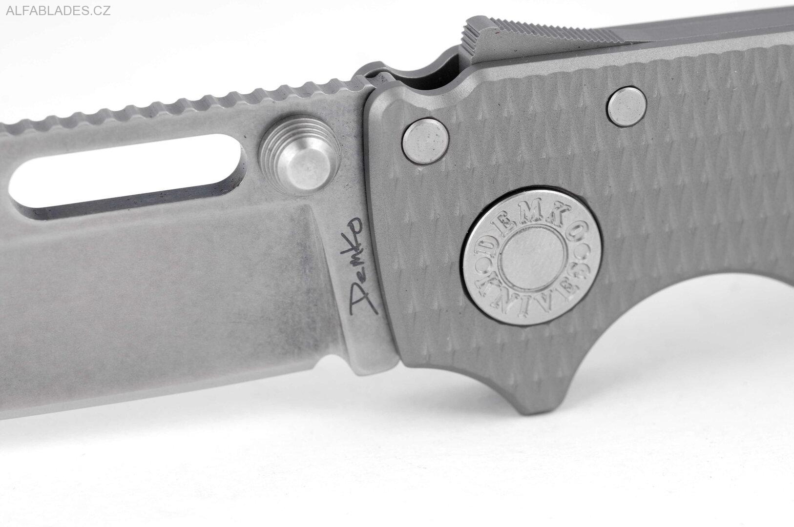 DEMKO AD20.5 Shark Foot CPM 3V/Textured Ti