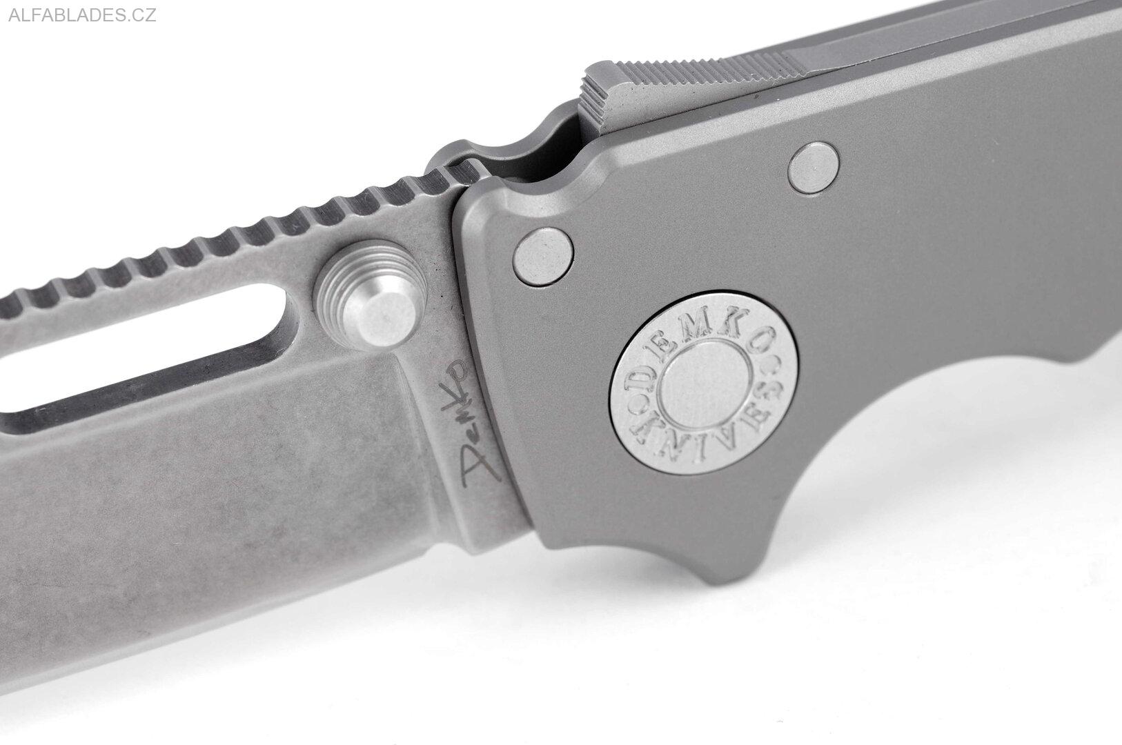 DEMKO AD20.5 Clip Point CPM 3V/Smooth Ti