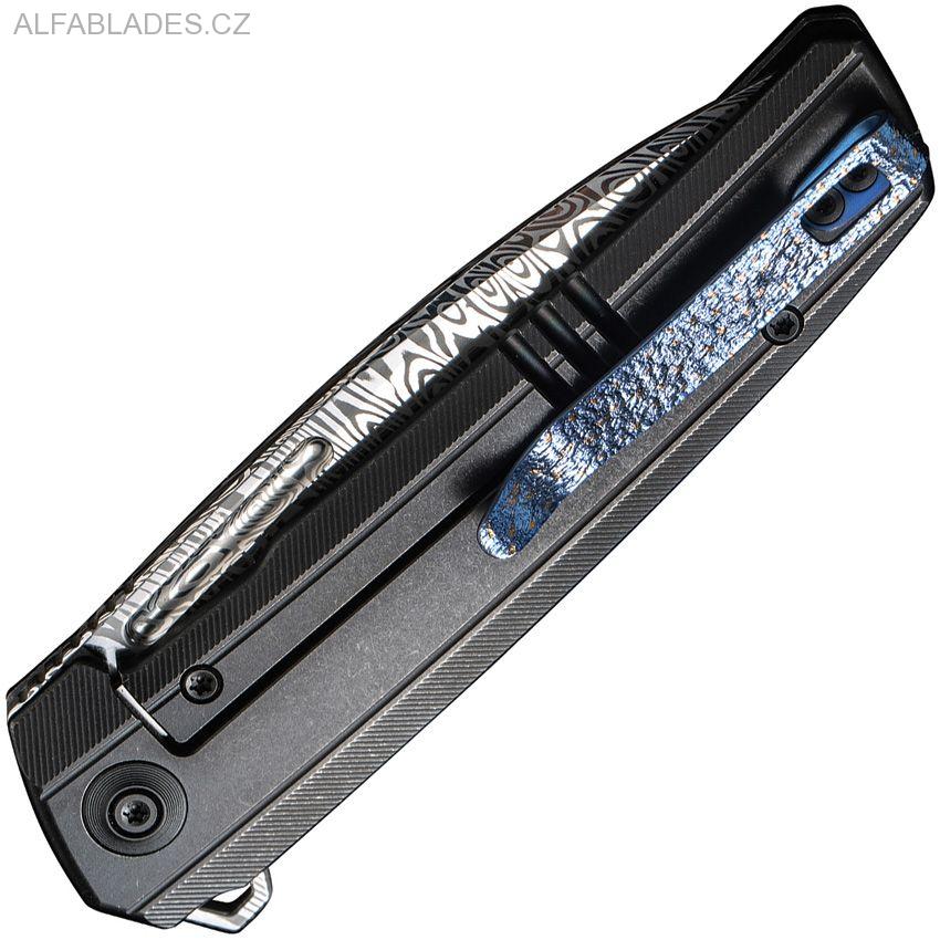 WE KNIFE 21021B-DS1 Speedster Damascus/Black