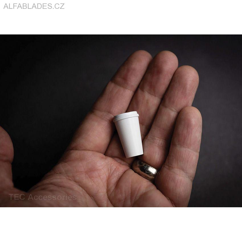 TEC ACCESSORIES Grande Cup Bead Natural Ti White 