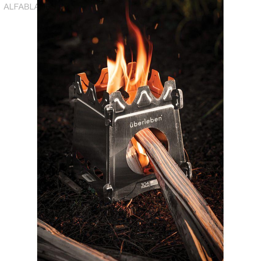 ÜBERLEBEN Stoker Stove Stainless Steel 