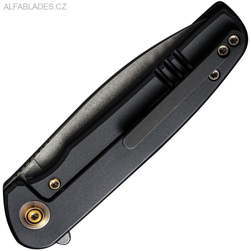 WE KNIFE 20052B1 Shakan Black Ti/SW