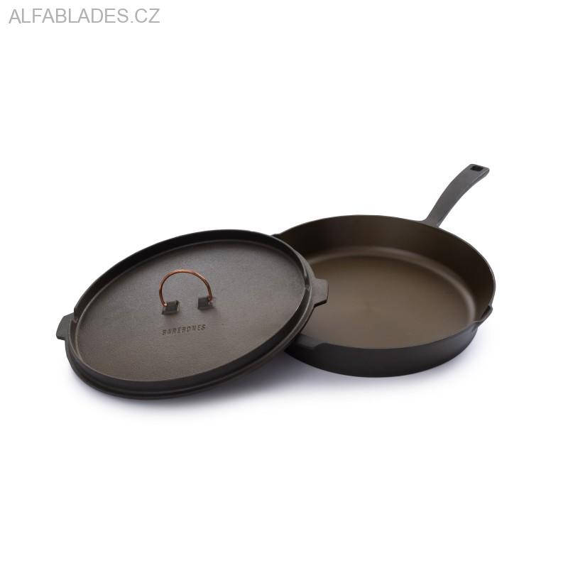 BAREBONES LIVING All-In-One Cast Iron Skillet 12" 30 cm 
