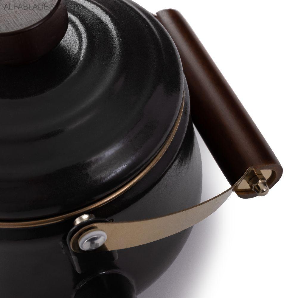 BAREBONES LIVING Teapot Charcoal