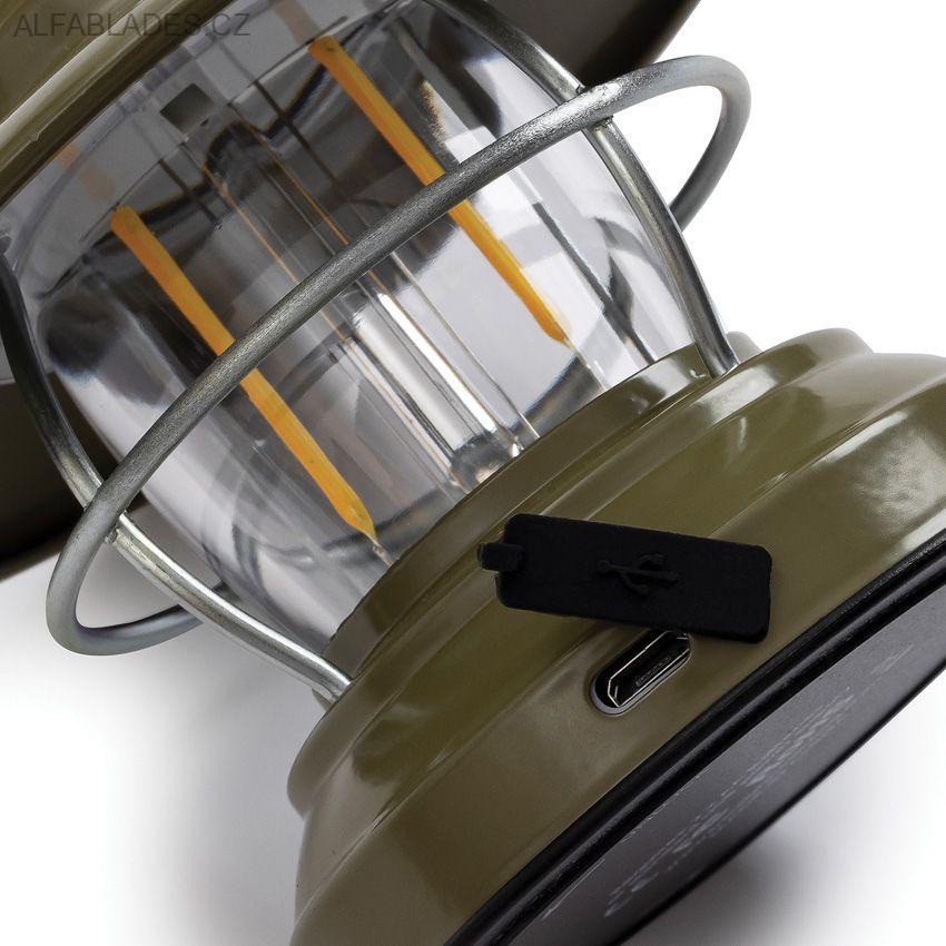 BAREBONES LIVING Edison Mini Lantern OD Green